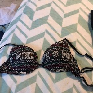 victorica secret christmas bra!!